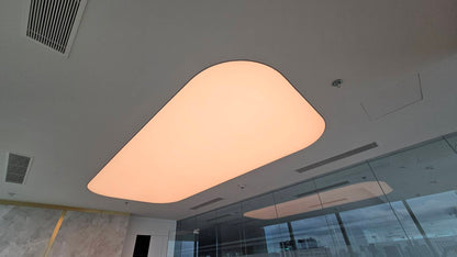 ฝ้ากล่องไฟผ้าบารีซอล (Barrisol Streched Ceiling)