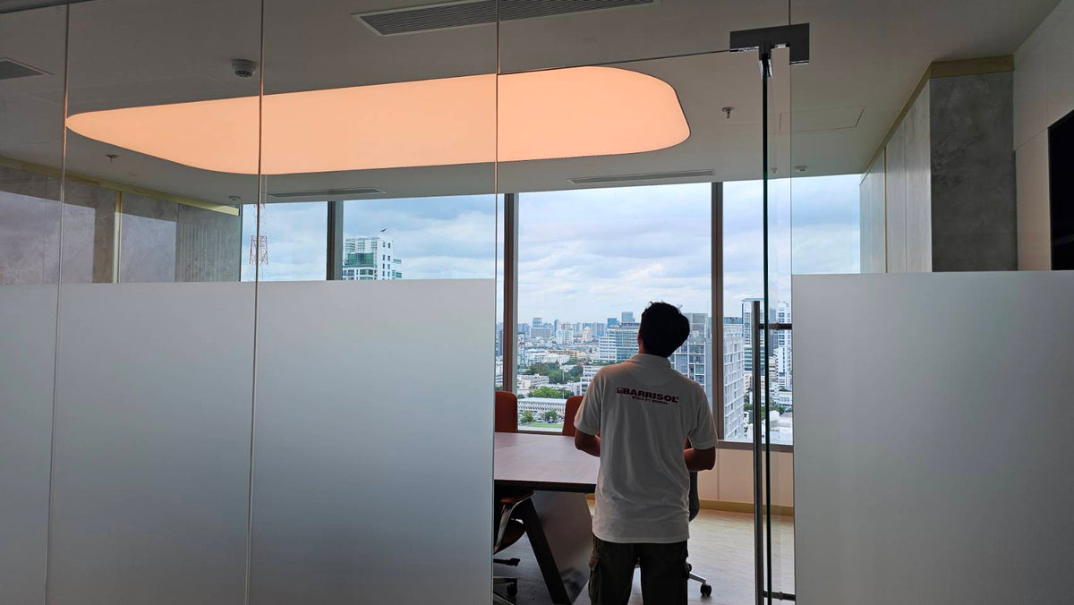 ฝ้ากล่องไฟผ้าบารีซอล (Barrisol Streched Ceiling)