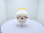 เทียนกลมสีขาวธีมเทวทูต แก้มชมพู ฮาโลเหลือง โปรโตไทป์ 3D