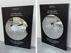Gold mirror acrylic sign, mirror effect