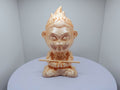 รูปปั้นเรซินลิงนักรบสไตล์ 3D โปรโตไทป์ สีทองส้ม
