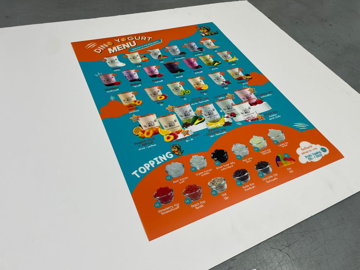 ป้ายพลาสวูด สติ๊กเกอร์ป้าย พิมพ์ยูวี ป้ายโฆษณา ออกแบบป้าย รับทำป้าย ตกแต่งร้าน สื่อโฆษณา ป้ายธุรกิจ