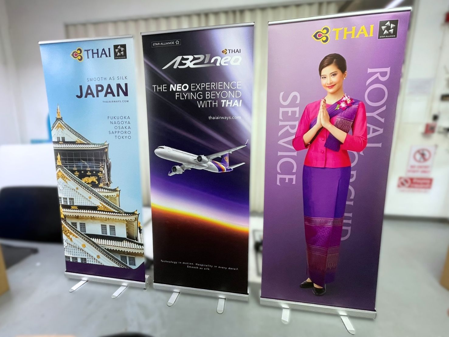 Roll up banner พิมพ์คมชัด สีสด เหมาะสำหรับบูธและงานอีเวนต์