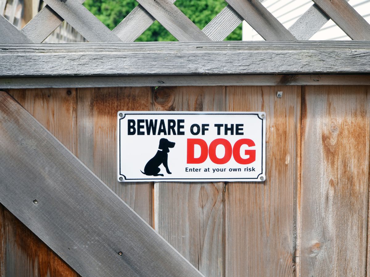 ป้ายระวังสุนัขดุ ตัวอักษรชัดเจน เหมาะสำหรับบ้านพัก ออฟฟิศ และสถานที่ส่วนบุคคล