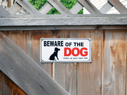 ป้ายระวังสุนัขดุ ตัวอักษรชัดเจน เหมาะสำหรับบ้านพัก ออฟฟิศ และสถานที่ส่วนบุคคล