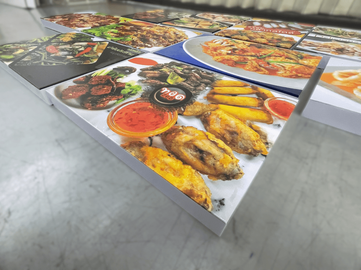 กรอบรูปแคนวาส พิมพ์คมชัด สีสด เหมาะสำหรับตกแต่งบ้าน ร้านอาหาร คาเฟ่ และแกลเลอรี