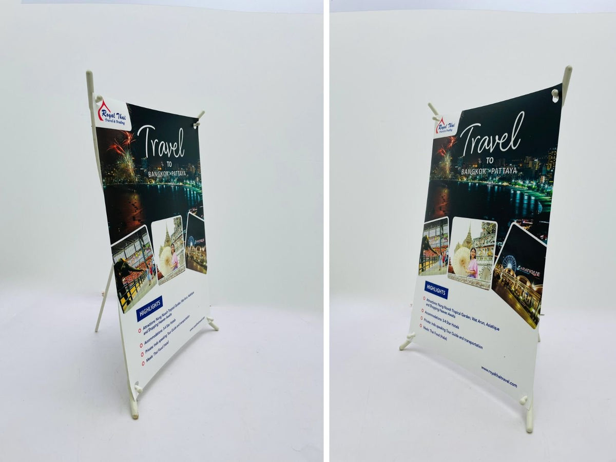 X-Stand Mini x-banner x-stand ป้ายตั้งโต๊ะ POSM