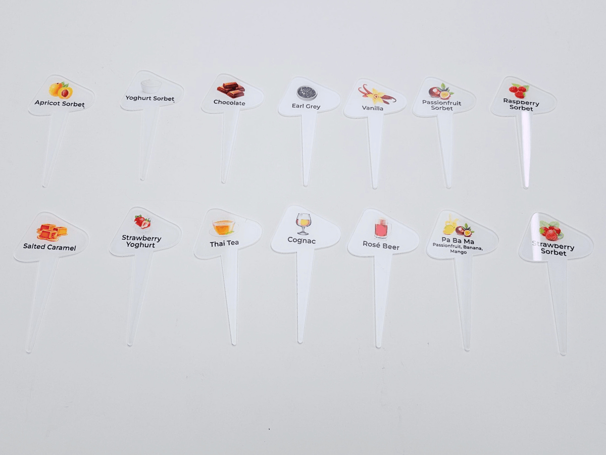 #ป้ายบอกรสไอติม #ป้ายไอติม