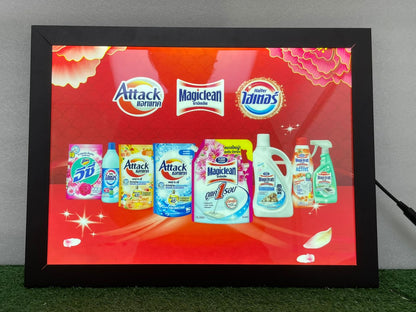 ป้ายไฟ LED Slim Lightbox ป้ายกรอบไฟแบบบาง