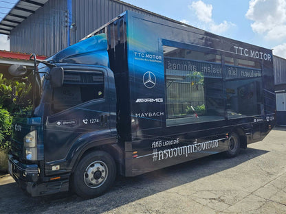 รถบรรทุกรถเมอร์เซเดสเบนซ์สีดำ แบรนด์ TTC Motor AMG Maybach