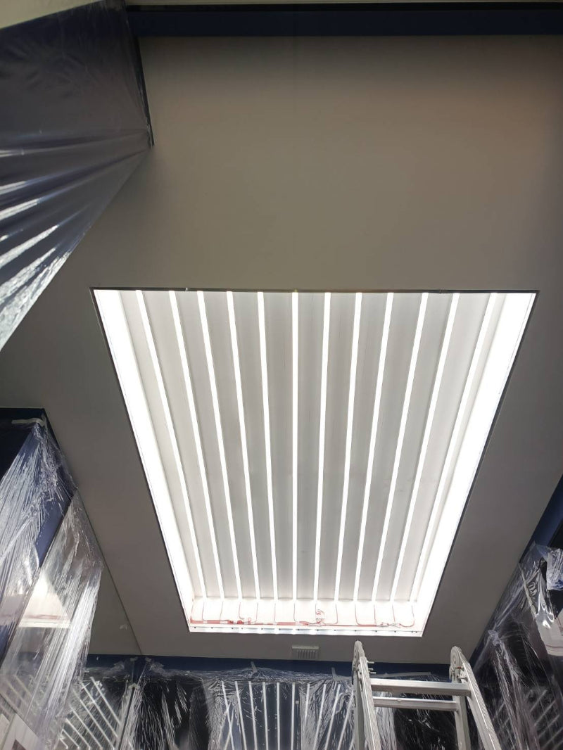 ฝ้ากล่องไฟผ้าบารีซอล Barrisol Stretched Ceiling กระจายแสงนุ่มนวล ดีไซน์หรูหรา เหมาะสำหรับออฟฟิศ ห้างสรรพสินค้า และโชว์รูม