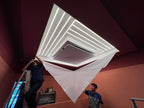 ฝ้ากล่องไฟผ้าบารีซอล Barrisol Stretched Ceiling กระจายแสงนุ่มนวล ดีไซน์หรูหรา เหมาะสำหรับออฟฟิศ ห้างสรรพสินค้า และโชว์รูม