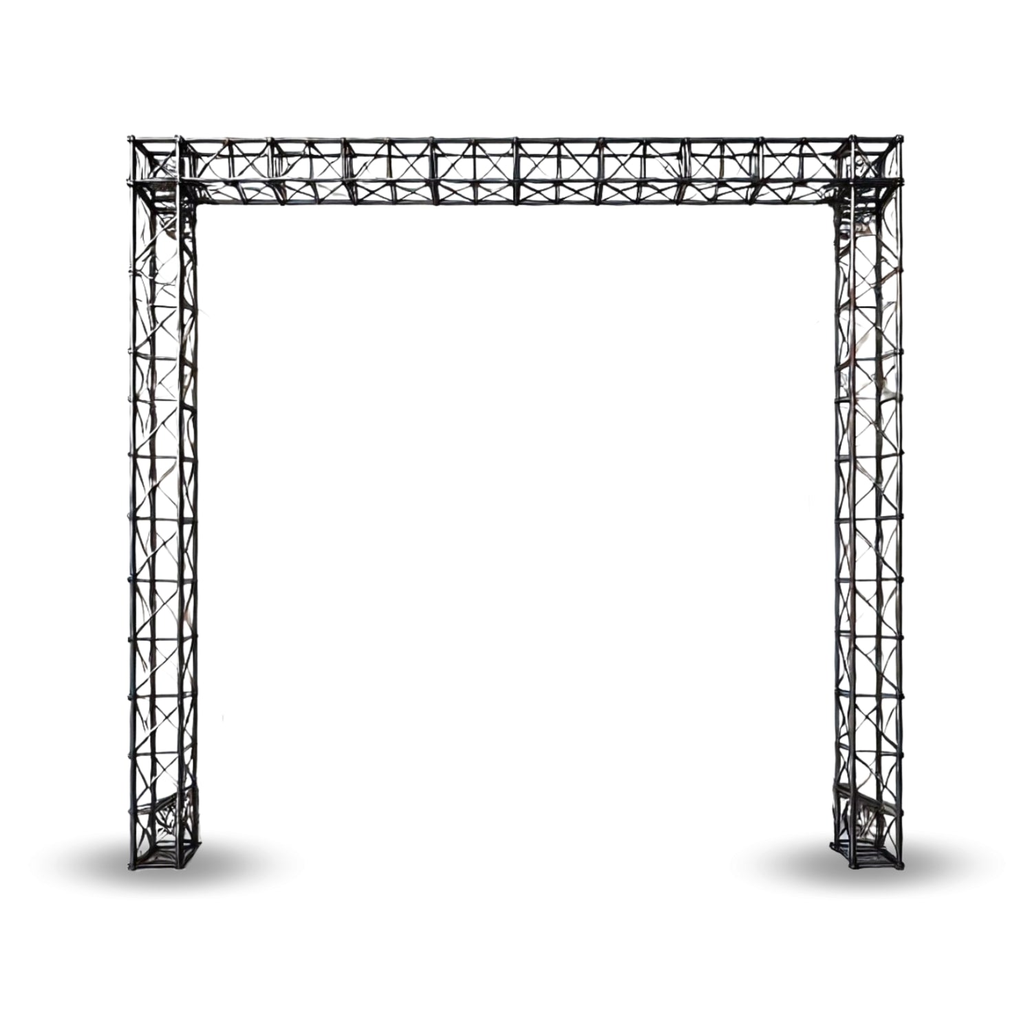 Truss booth arch โครงทรัสสำหรับบูธเช่า แบคดรอปงานอีเวนท์ ติดตั้งโดย Octopus Media Solutions"