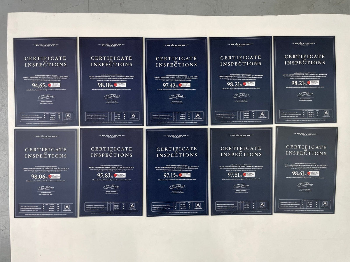 ใบประกาศนียบัตร Certificate พิมพ์คุณภาพสูง เหมาะสำหรับมอบรางวัล การศึกษา และงานองค์กร