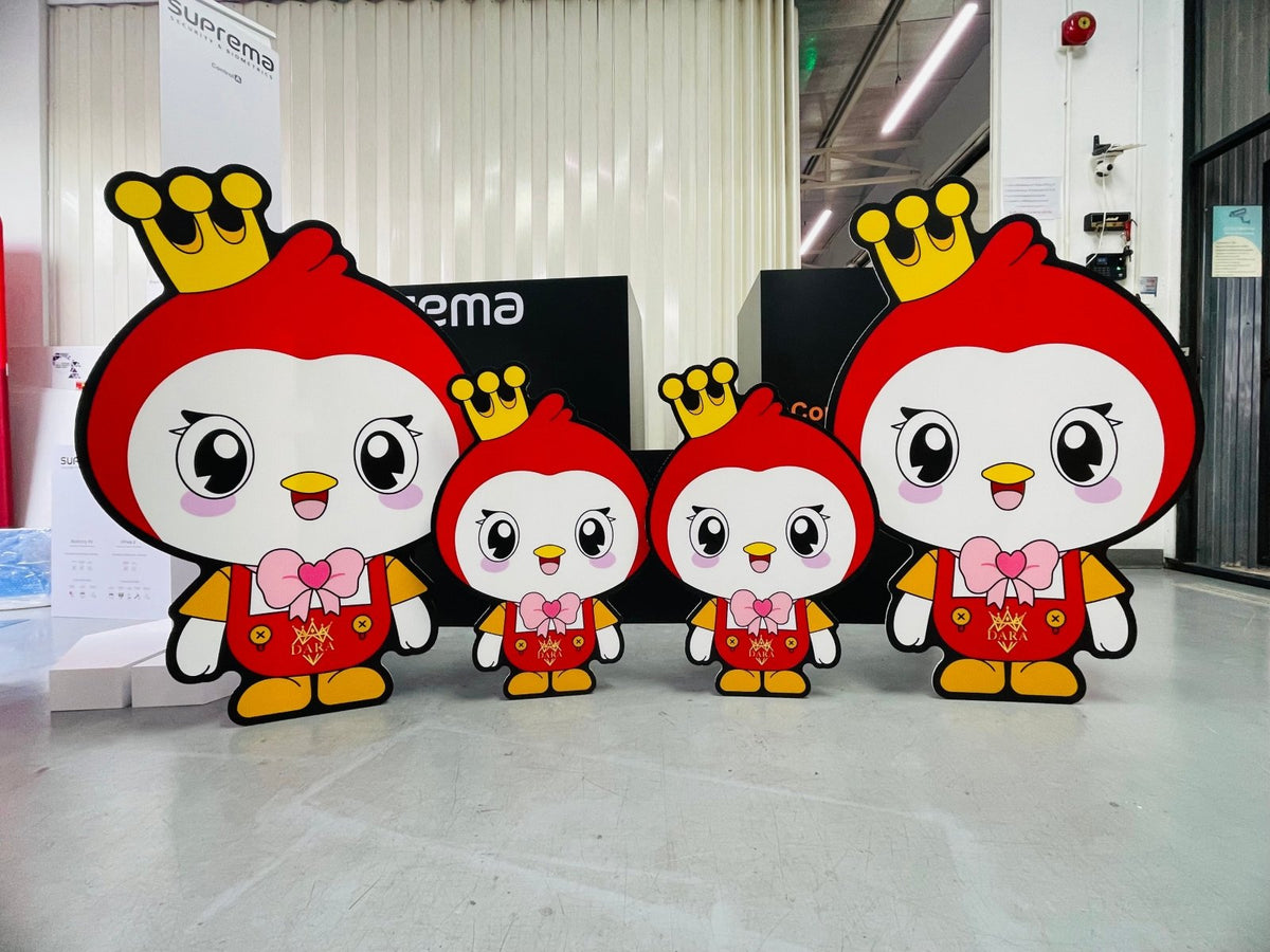 สแตนดี้ไดคัท Standee Die-Cut พิมพ์คมชัด น้ำหนักเบา ไดคัทตามแบบ เหมาะสำหรับงานอีเวนต์ โปรโมชัน และป้ายโฆษณา