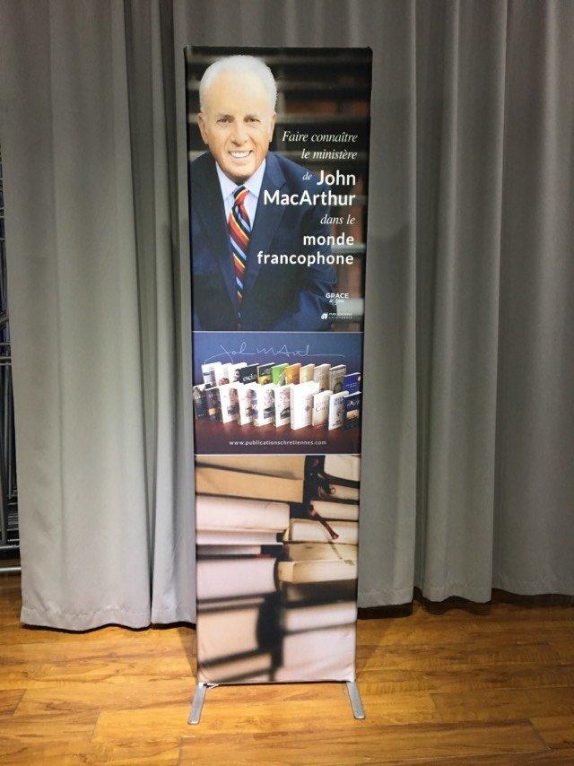 แบคดรอปผ้า บูธผ้า ชนิดงานพิมพ์ 2 หน้า อุปกรณ์ออกบูธ ผ้าพิมพ์เพื่องานนิทรรศการ ป้ายผ้า โฆษณาพิมพ์ลงผ้า