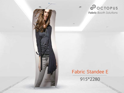 ป้ายผ้ามีขาตั้ง ป้ายออกบูธ บูธแสดงสินค้า ราคาถูก ป้ายตั้งพื้นแบบผ้า (Fabric Stand) ป้ายผ้า Fabric texture