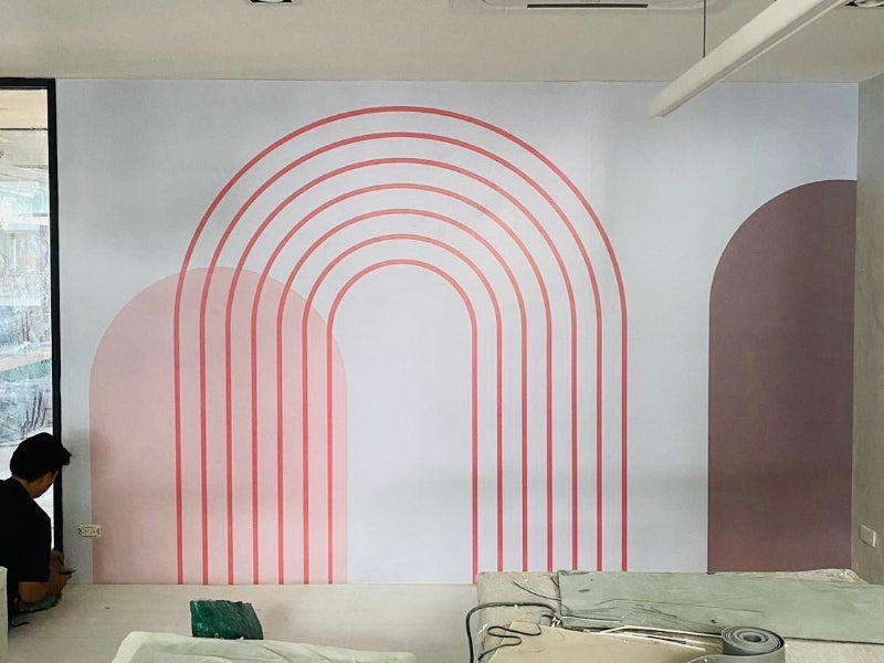 สติ๊กเกอร์ติดผนังปูน และสติ๊กเกอร์ตกแต่ง พิมพ์ลายคมชัด ติดตั้งง่าย เหมาะสำหรับตกแต่งบ้าน ร้านค้า และออฟฟิศ