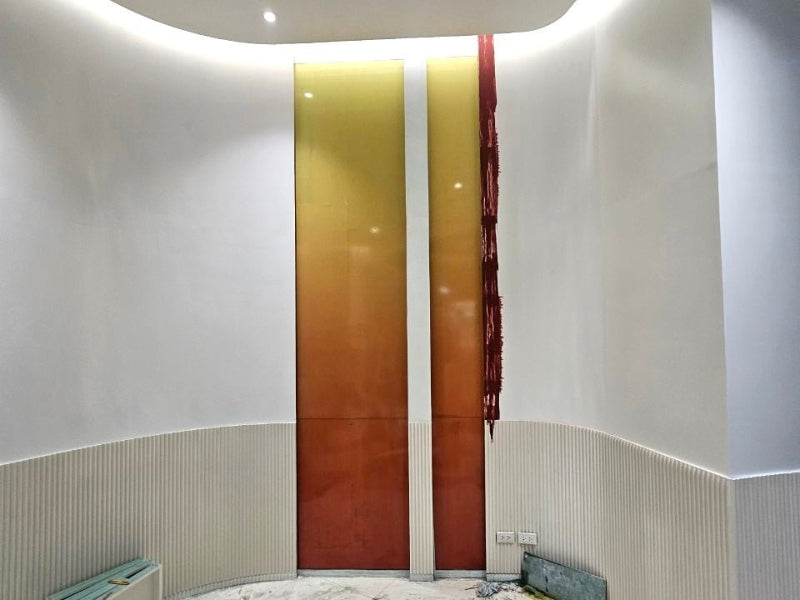 สติ๊กเกอร์ไล่เฉด Gradient Grain Pattern พิมพ์คมชัด เหมาะสำหรับตกแต่งผนัง กระจก และงานดีไซน์