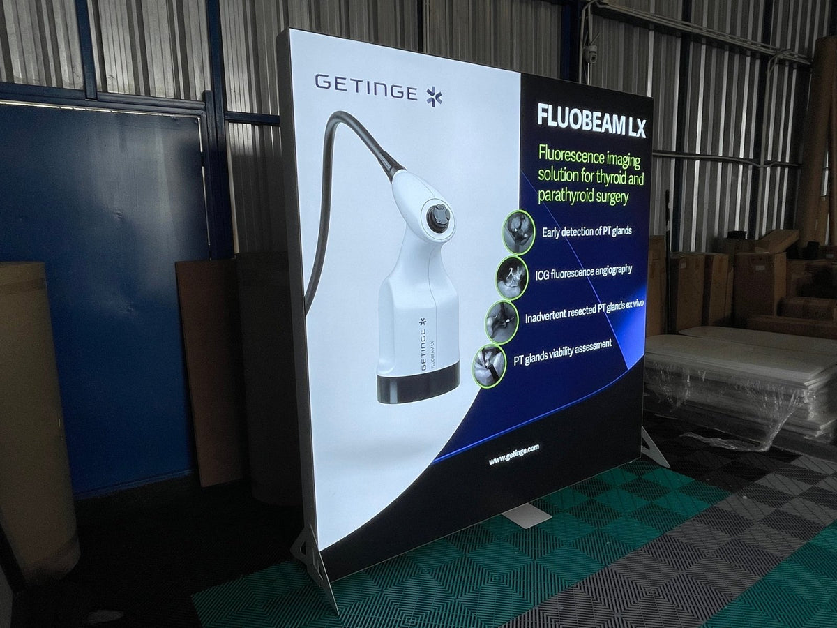 กล่องไฟผ้าตั้งพื้น