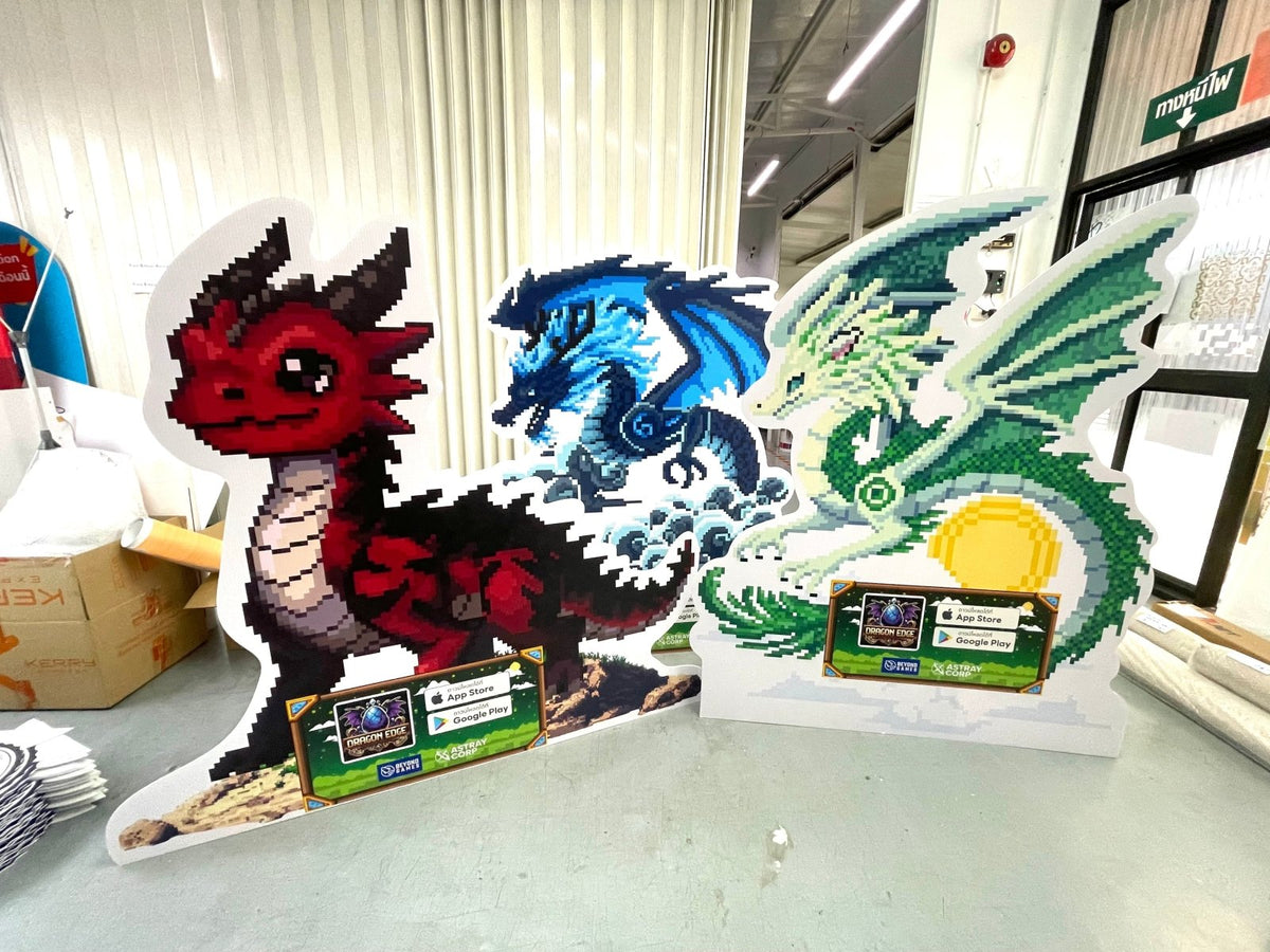 สแตนดี้อนิเมะ สแตนดี้การ์ตูน Standee Anime ดีไซน์สีสด คมชัด เหมาะสำหรับงานอีเวนต์ และร้านค้า