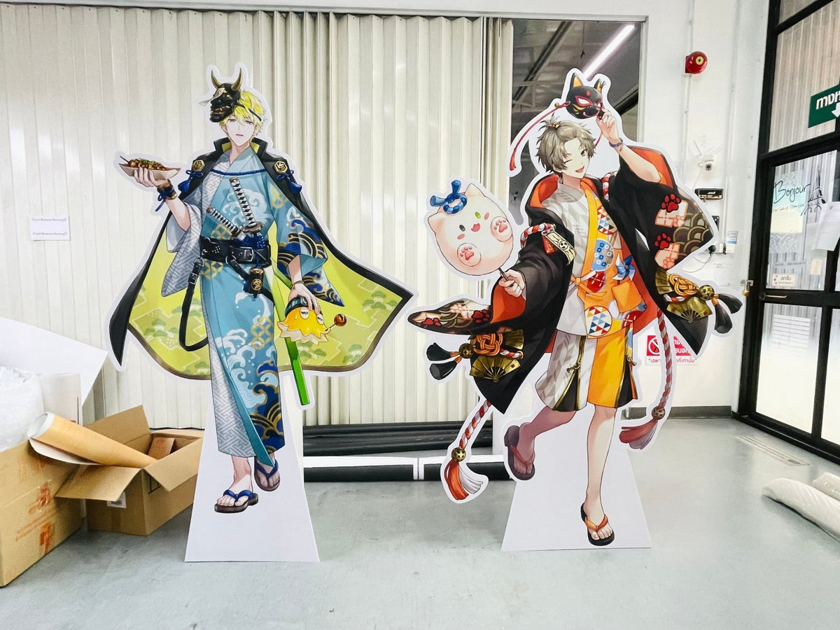 สแตนดี้อนิเมะ สแตนดี้การ์ตูน Standee Anime ดีไซน์สีสด คมชัด เหมาะสำหรับงานอีเวนต์ และร้านค้า