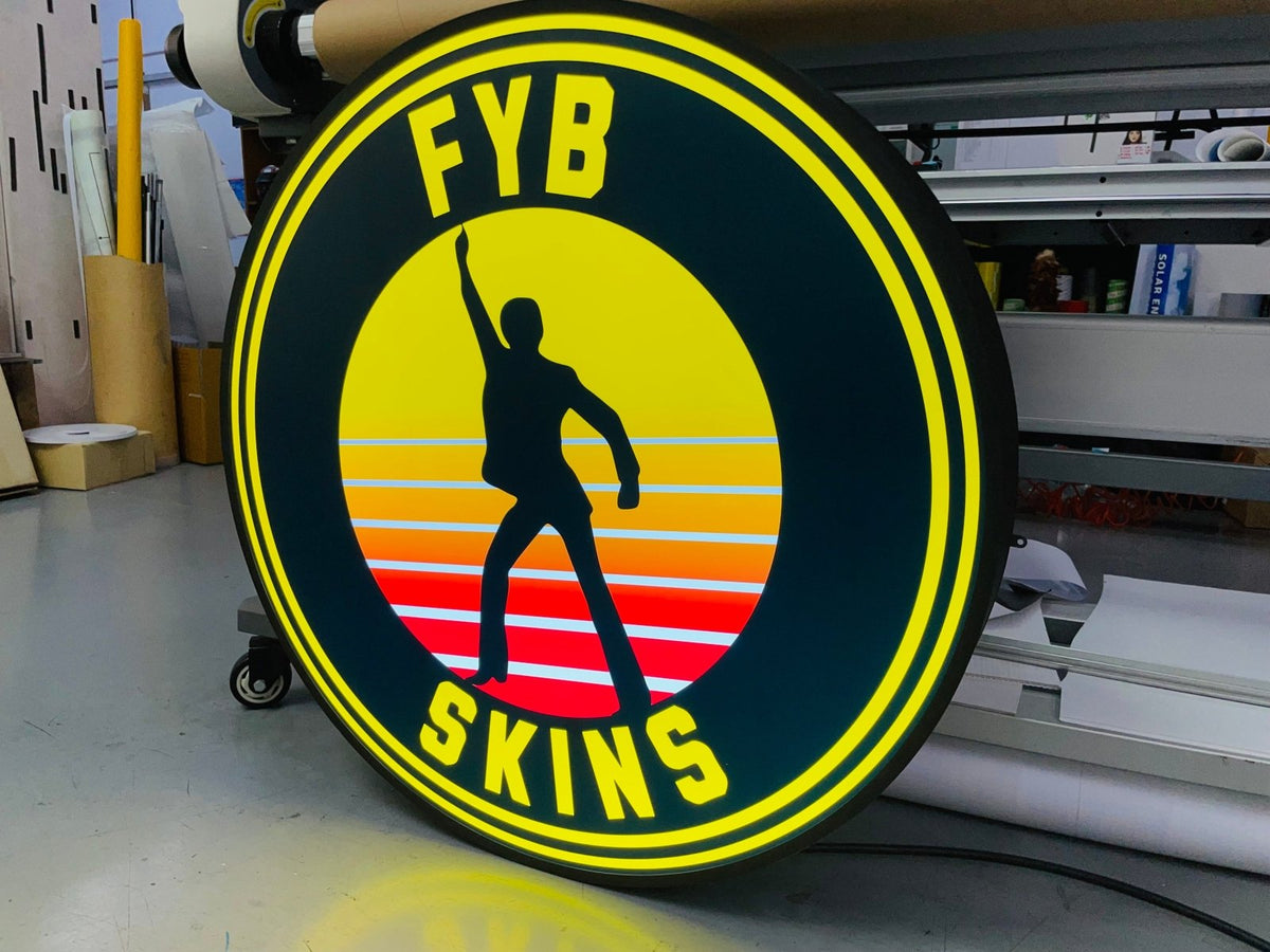 ป้ายไฟวงกลม และกล่องไฟวงกลม สว่างคมชัด ดีไซน์โดดเด่น เหมาะสำหรับป้ายร้านค้า คาเฟ่ และงานโฆษณาที่ต้องการความสะดุดตา