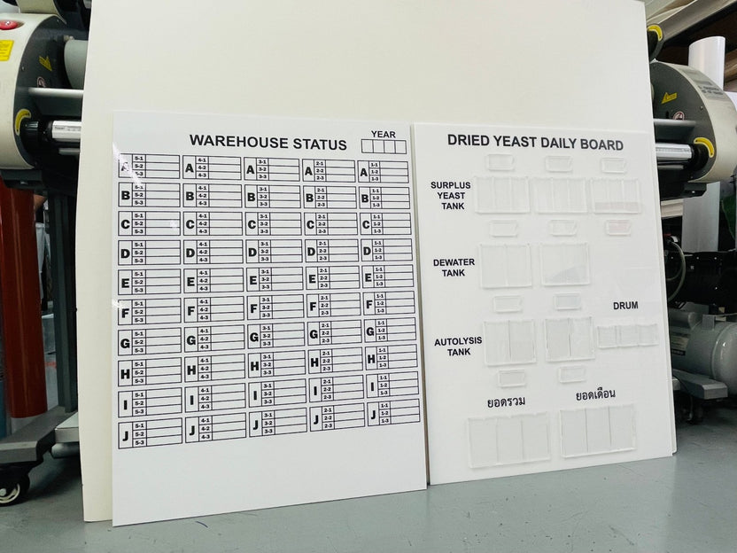 บอร์ดประชาสัมพันธ์อะคริลิค และกรอบอะคริลิคติดผนัง แข็งแรง โปร่งใส เหมาะสำหรับประกาศ โปสเตอร์ เมนู และงานแสดงข้อมูล
