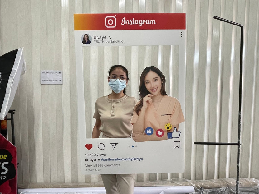 ป้ายคลินิกทำฟัน ป้ายคลินิกทันตกรรม ดีไซน์สะอาด ทันสมัย เหมาะสำหรับคลินิกและศูนย์ทันตกรรม