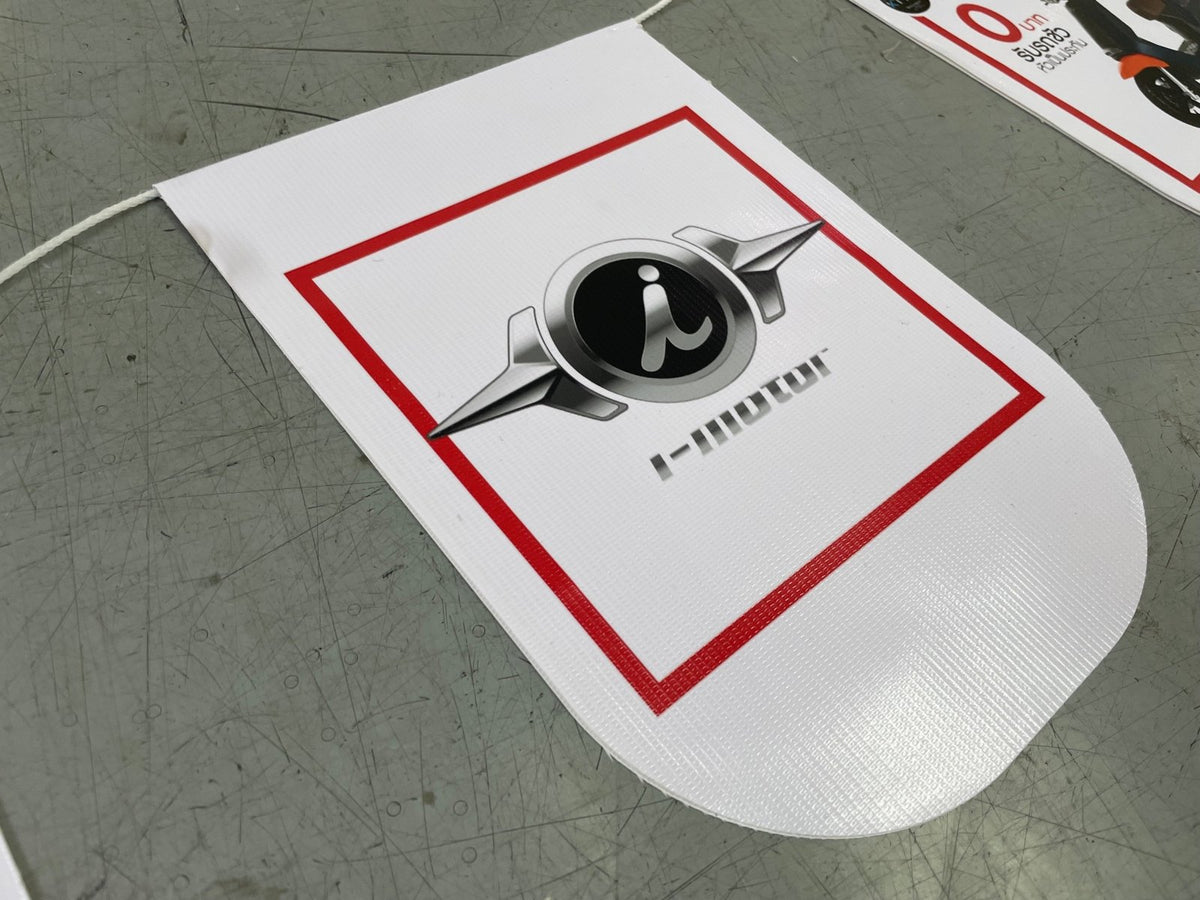 ธงราว Bunting Flag พิมพ์สีสดคมชัด น้ำหนักเบา แข็งแรง เหมาะสำหรับงานอีเวนต์ งานเทศกาล งานโปรโมชัน และตกแต่งหน้าร้าน