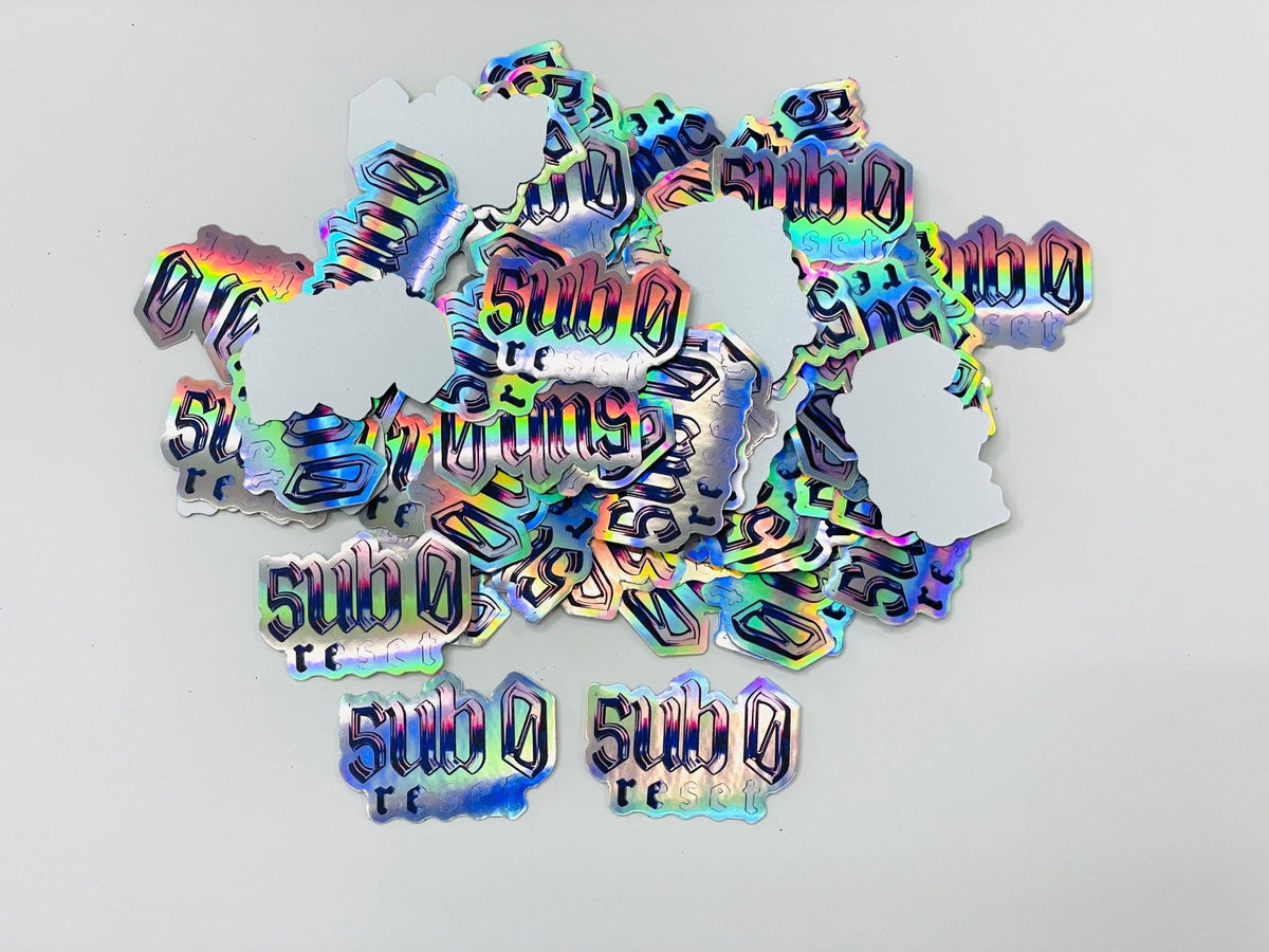 สติ๊กเกอร์โฮโลแกรม Hologram Sticker กันปลอม สะท้อนแสงหลากสี เพิ่มมูลค่าแบรนด์ เหมาะสำหรับฉลากสินค้า และงานพรีเมียม