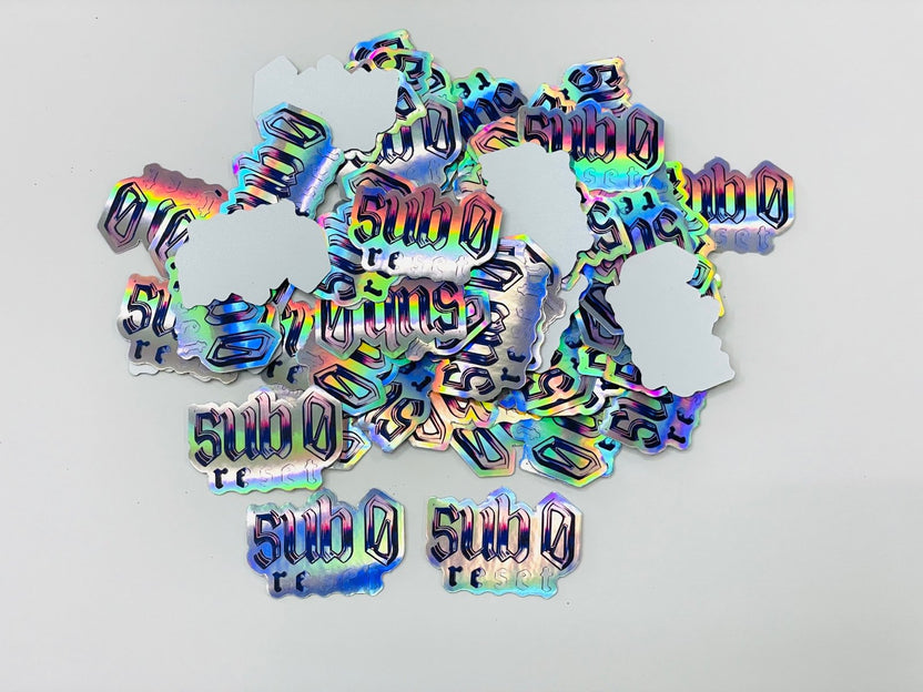 สติ๊กเกอร์โฮโลแกรม Hologram Sticker กันปลอม สะท้อนแสงหลากสี เพิ่มมูลค่าแบรนด์ เหมาะสำหรับฉลากสินค้า และงานพรีเมียม