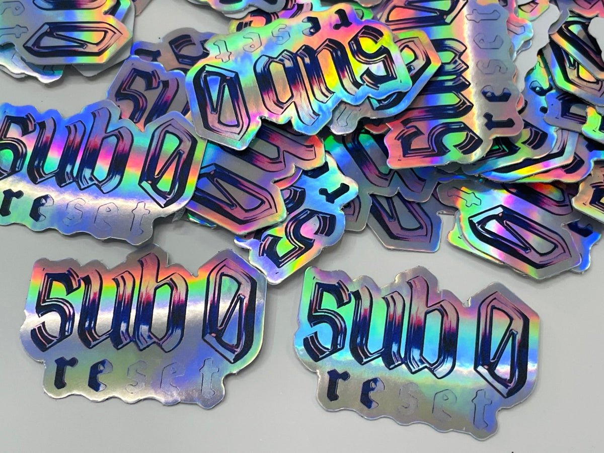 สติ๊กเกอร์โฮโลแกรม Hologram Sticker กันปลอม สะท้อนแสงหลากสี เพิ่มมูลค่าแบรนด์ เหมาะสำหรับฉลากสินค้า และงานพรีเมียม