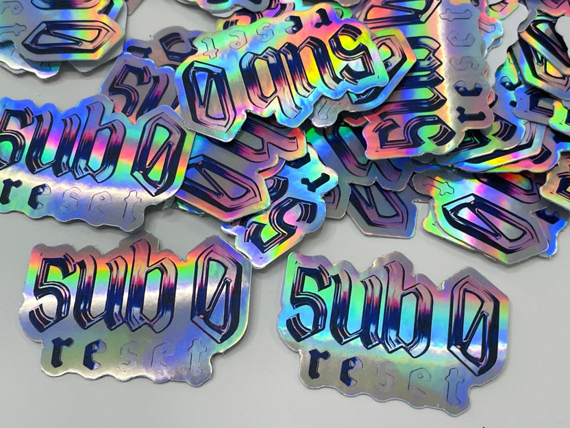 สติ๊กเกอร์โฮโลแกรม Hologram Sticker กันปลอม สะท้อนแสงหลากสี เพิ่มมูลค่าแบรนด์ เหมาะสำหรับฉลากสินค้า และงานพรีเมียม