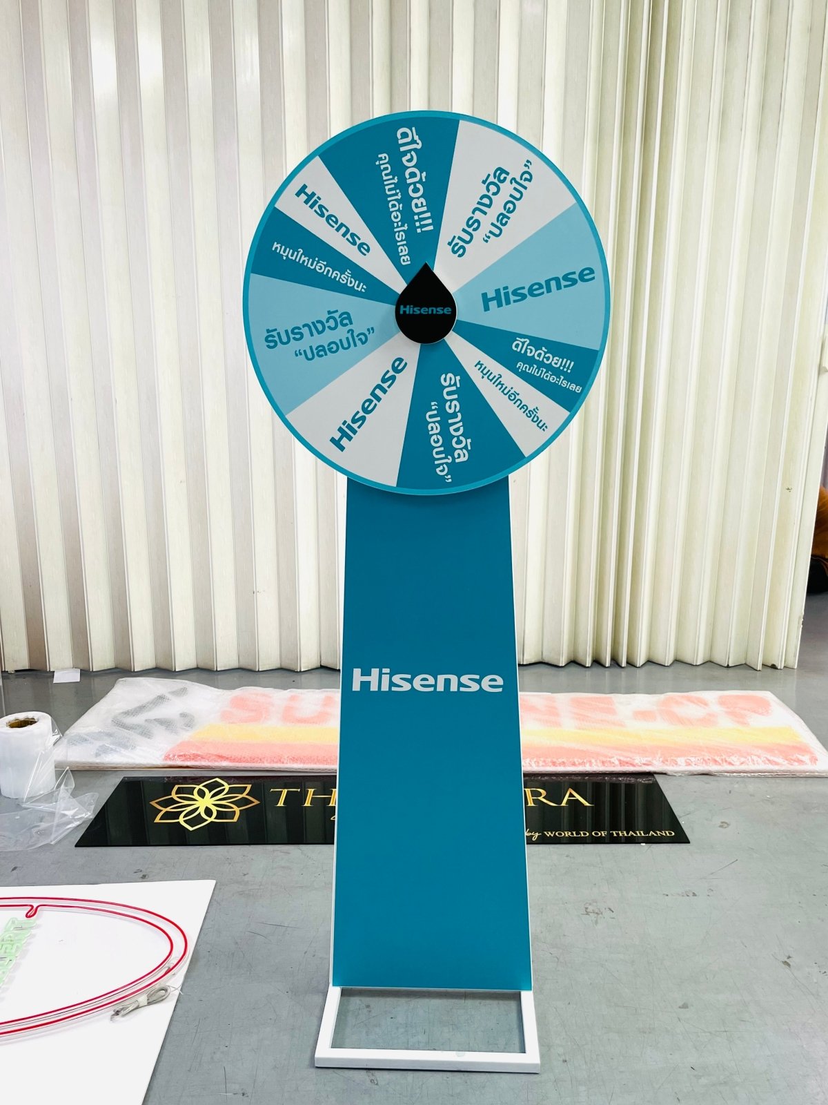 ป้ายวงล้อหมุน เสี่ยงโชค โปรโมชัน และอีเวนต์ ดึงดูดความสนใจ เหมาะสำหรับงานจัดกิจกรรม