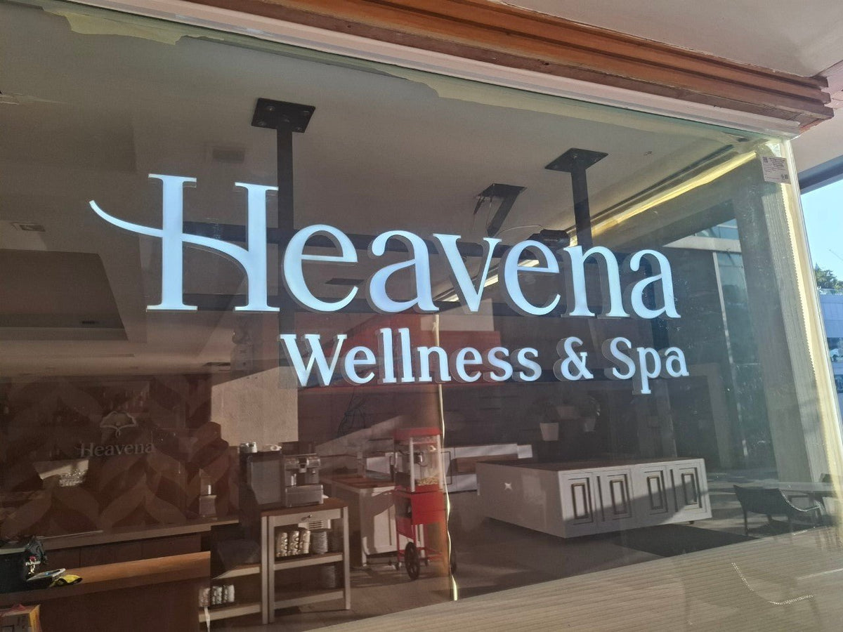 ป้ายอักษรไฟออกหน้า สว่างชัดเจน ดีไซน์โดดเด่น เหมาะสำหรับร้านค้า บริษัท และงานโฆษณา