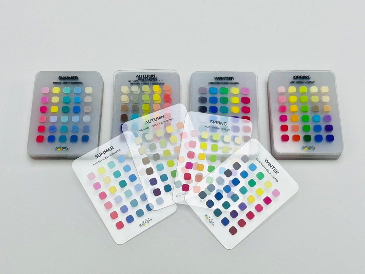 แผ่นชาร์ตสี พลาสติกใส เซลลูลอยด์ ตัวอย่างสีคุณภาพ เหมาะสำหรับงานพิมพ์และตกแต่งวัสดุ