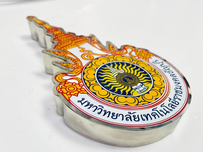 ป้ายกัดกรดโลหะ Etched Metal Sign สำหรับป้ายบริษัท ป้ายบริษัทแบบกัดกรดโลหะ คุณภาพสูง ผลิตตามแบบลูกค้า