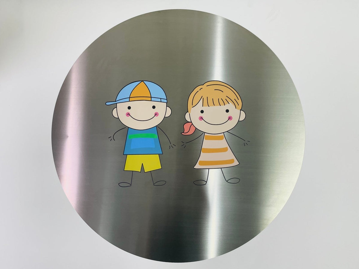 ป้ายสแตนเลส พิมพ์ยูวี คมชัด ทนทาน ดีไซน์หรูหรา เหมาะสำหรับป้ายบริษัท