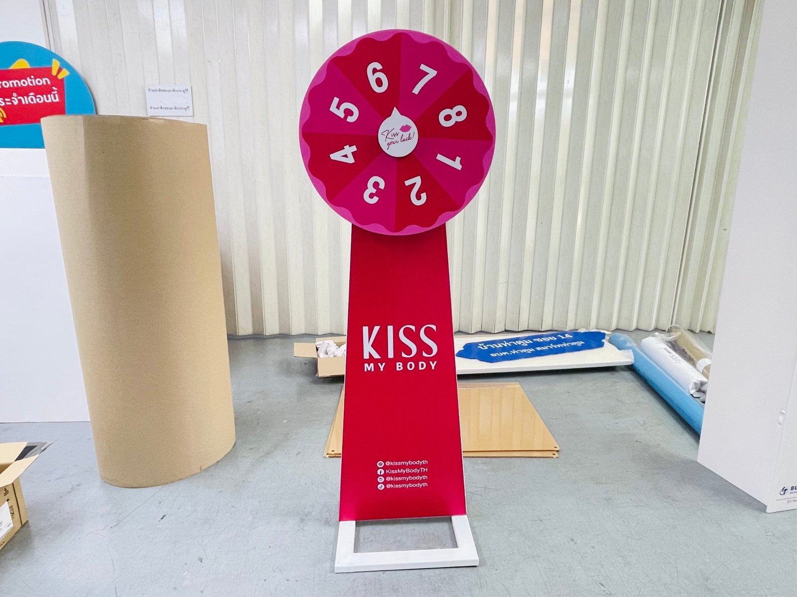 ป้ายวงล้อหมุน เสี่ยงโชค โปรโมชัน และอีเวนต์ ดึงดูดความสนใจ เหมาะสำหรับงานจัดกิจกรรม