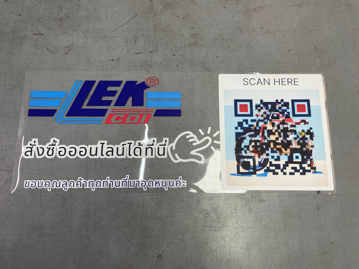 สติ๊กเกอร์ใส สติ๊กเกอร์ฉลากสินค้าใส พิมพ์คมชัด ติดแนบเนียน เหมาะสำหรับบรรจุภัณฑ์ สินค้า เครื่องสำอาง และงานโปรโมชัน