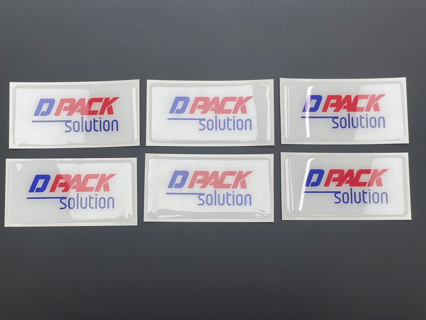 สติ๊กเกอร์เรซิ่น และสติ๊กเกอร์นูน Resin Dome Sticker พิมพ์คมชัด เคลือบเรซิ่นเงางาม เหมาะสำหรับฉลากสินค้า โลโก้ และงานพรีเมียม