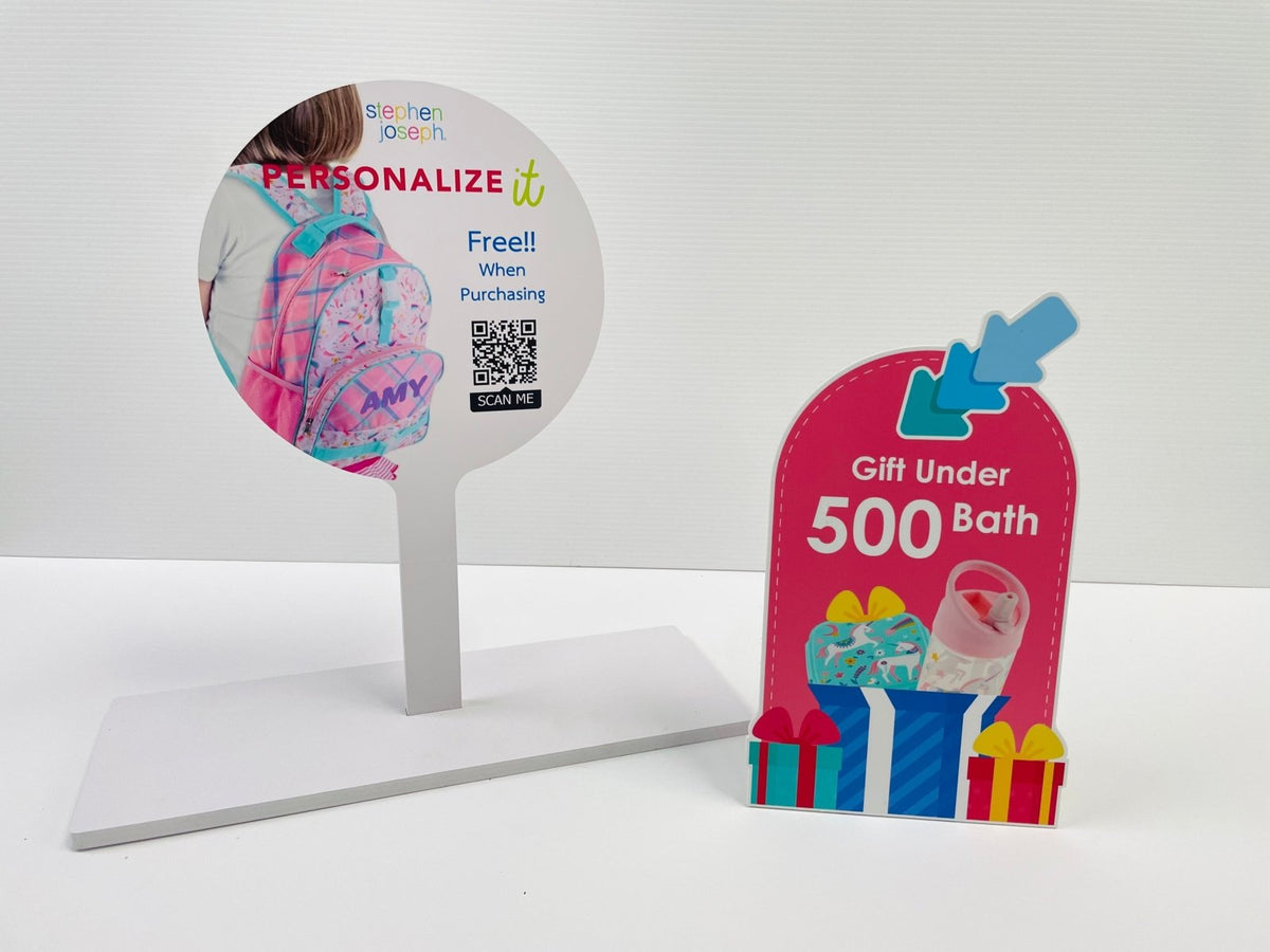 ป้ายอะคริลิคตั้งโต๊ะ และกรอบรูปอะคริลิคใส พิมพ์คมชัด ดีไซน์หรูหรา เหมาะสำหรับป้ายราคา เมนูร้านอาหาร และงานตกแต่ง