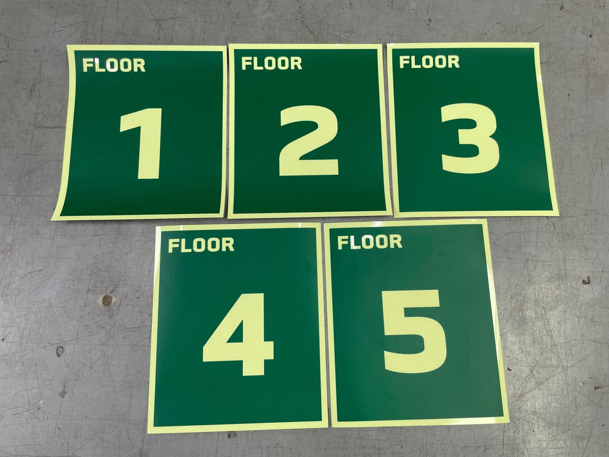 สติ๊กเกอร์เรืองแสง พรายน้ำ Glow in the Dark Sticker มองเห็นชัดในที่มืด เหมาะสำหรับงานตกแต่ง ป้ายความปลอดภัย และงานดีไซน์