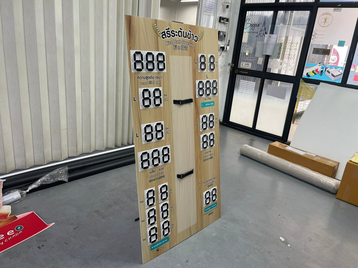 ป้ายสกอร์บอร์ด ป้ายคะแนน ดีไซน์ชัดเจน ใช้งานง่าย เหมาะสำหรับสนามกีฬา โรงเรียน และการแข่งขัน