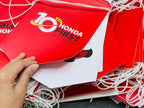 ธงราว Bunting Flag พิมพ์ Inkjet ป้ายไวนิล ร้อยเชือก