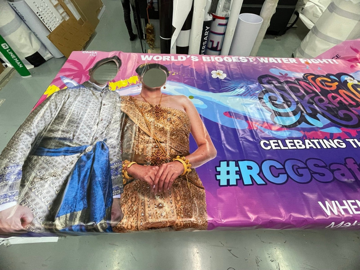 ป้ายศิลปวัฒนธรรมไทย พิมพ์คมชัด เหมาะสำหรับงานวัด พิพิธภัณฑ์ และกิจกรรมวัฒนธรรม