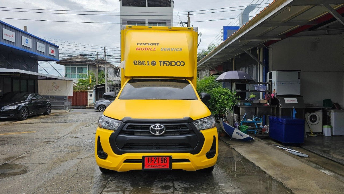 สติ๊กเกอร์ติดรถกระบะ Pickup Wrap Sticker พิมพ์คมชัด วัสดุทนทาน เหมาะสำหรับโฆษณา โปรโมชัน และตกแต่งรถเพื่อเพิ่มเอกลักษณ์