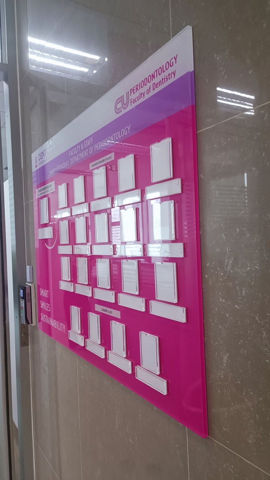 แผนผังองค์กร Organization Chart แสดงโครงสร้างบริษัท ชื่อผู้บริหาร และแผนกงาน พิมพ์คมชัด เหมาะสำหรับออฟฟิศ และงานประชาสัมพันธ์