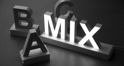 อักษรไฟสำเร็จรูป abc mix illuminating letter 